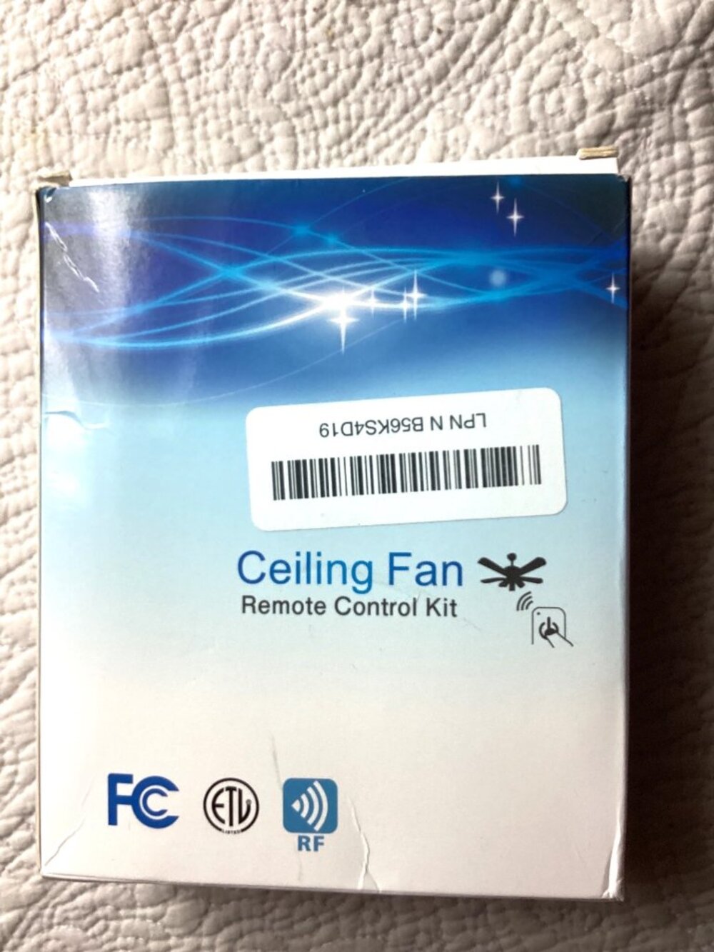 Ceiling Fan Remote Control Kit*Receiver*Model R28-2L*Speed*Light Control*NWB